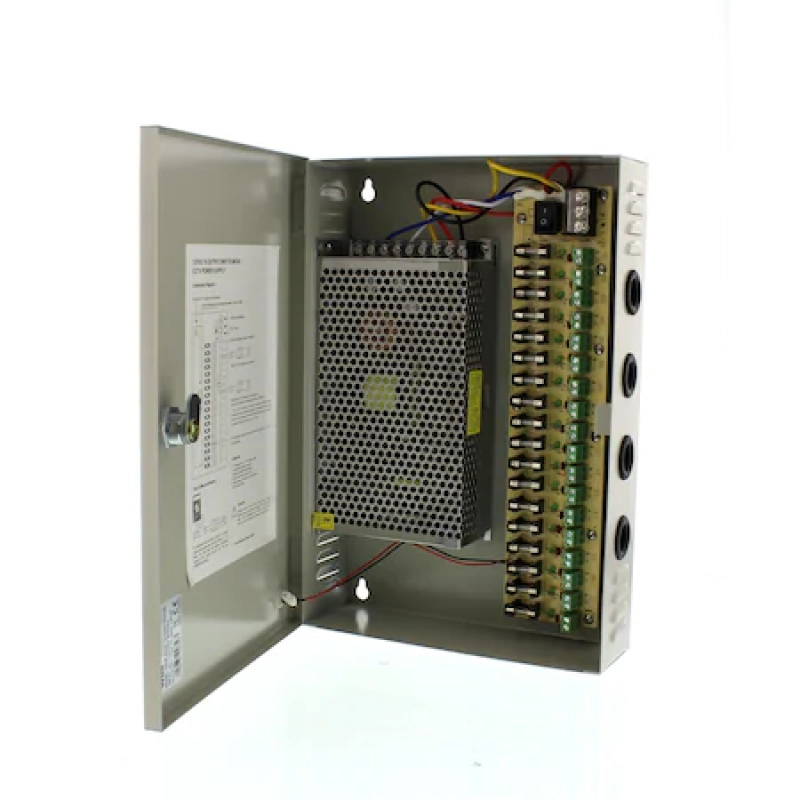 Sursa alimentare cu cutie+sig 18ch 12v/20a PSUP-SO/B-12V240w.41736                                                                                                                                      