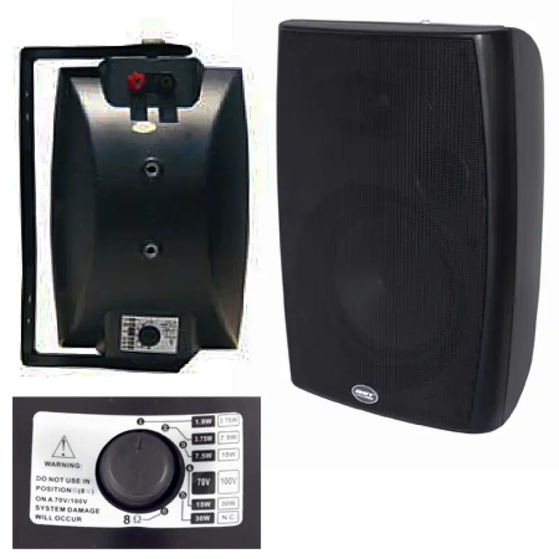 Set 2 boxe de  linie 5.5" 100V 30W culoare neagra  BST  370T