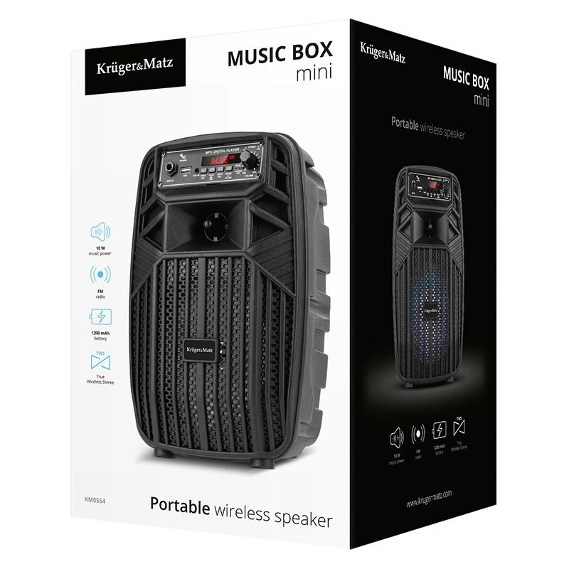 KM0554 boxa portabila wireles Mp3/mUsb/BT/mic/FM  44962