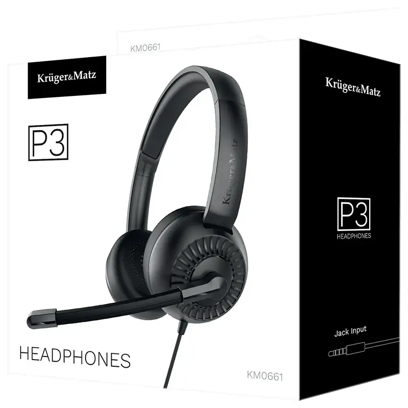 Casti PC cu microfon Jk3.5mm km0661.48691                                                                                                                    