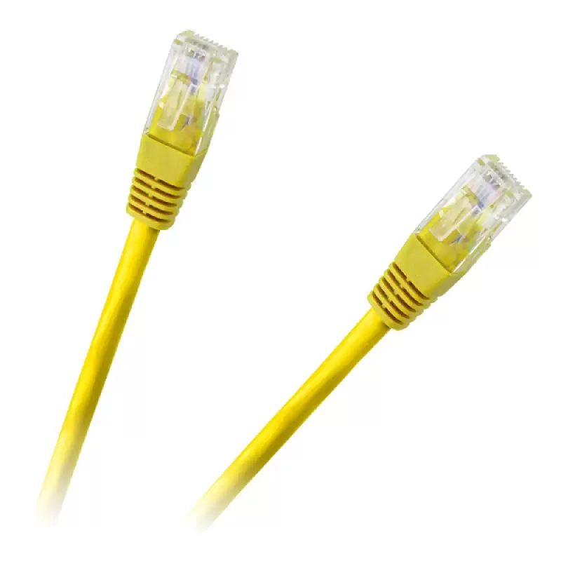 KPO2778E-0.5 Patchcord UTP cat6 0.5m galben 47167                                                                                                                                                       