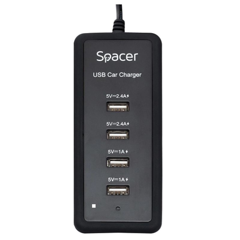 SPCH-011A  incarcator auto usb x4 12-24v max 6.2a 45734