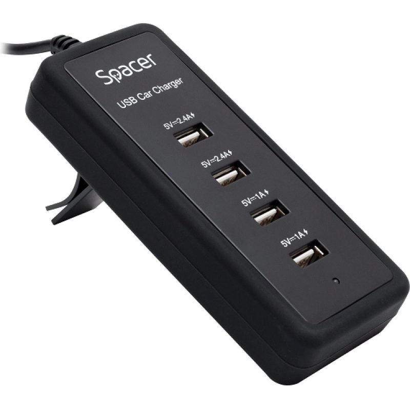 SPCH-011A  incarcator auto usb x4 12-24v max 6.2a 45734