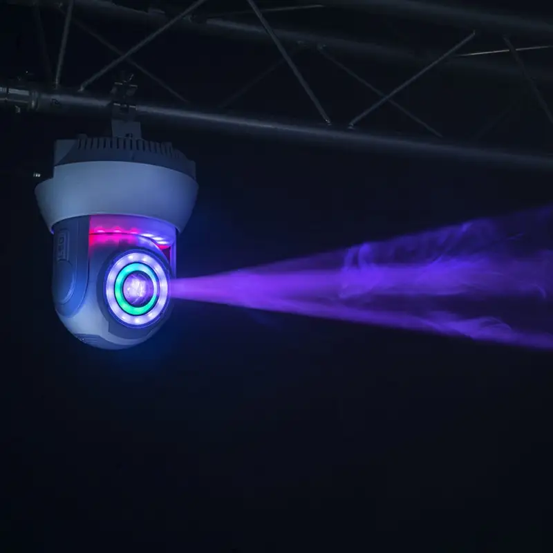 Moving head GOBO 30W RGB + inele luminate  STAR-SPOT-BL