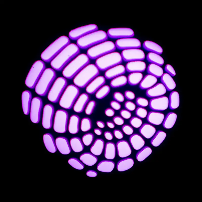 Moving head GOBO 30W RGB + inele luminate  STAR-SPOT-BL