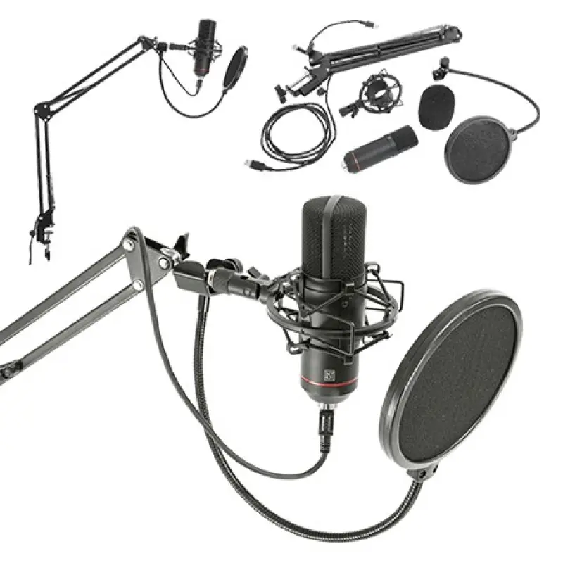 Microfon USB pentru streaming si podcast  STM300-PLUS