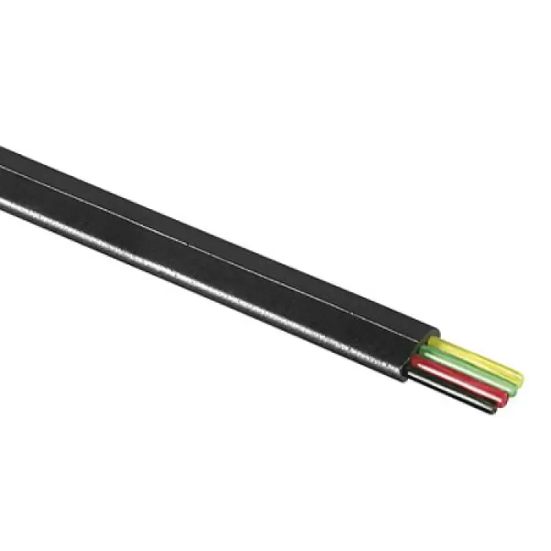 Cablu telefon 4fire cupru  plat ,negru  tel-c4100f/BK-CU 44578                                                                                                                                          