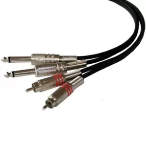CM5RJ-2 cablu jk tata 6.3 mo-2 rca tata  5ml  43351