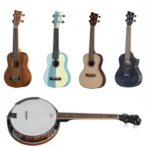 Ukulele, banjo, alte instrumente