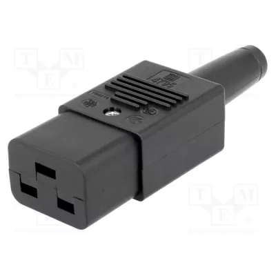 Conector alimentare AC mufa mama 16a/250v pe cablu IEC60320 Schurter 4795.0000 4