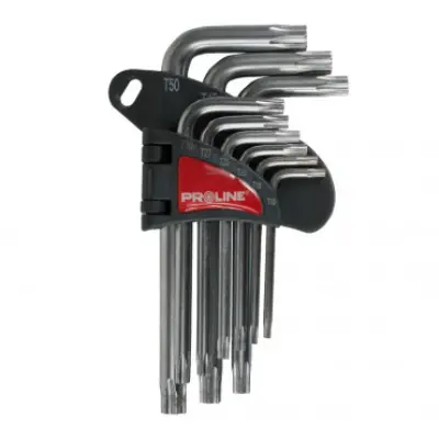 PROLINE Set Chei Negative Cr-va Torx T10-T50 9p 48339.43716                     
