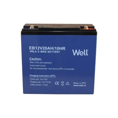 Acumulator plumb EB 12v20A pt  biciclete electrice terminal M5 bat-leadeb-12v20A