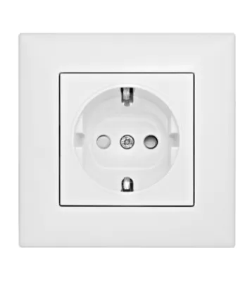 Priza simpla Schrack Vision50 EV106104 complet protectie pt copii incastrata * 4