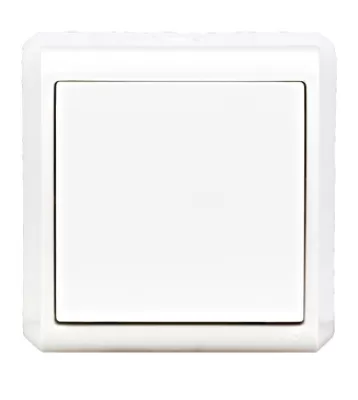 Intrerupator Simplu Schrack Vision50 EV310001 aparent  cleme alb * 47155        