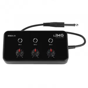 MMX-31 img Stage Line mixer mini microfon 3in-1out  33937                       