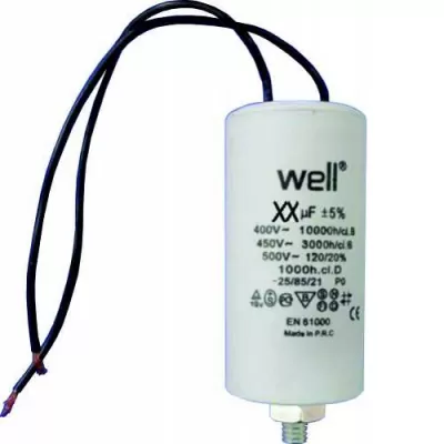 Condensator pornire motor 40uf/400v cu pin motcap-40UF.40725                    