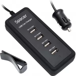 SPCH-011A  incarcator auto usb x4 12-24v max 6.2a 45734